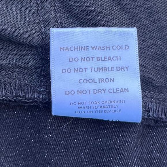 Ann Mashburn High Waisted Black Boot Cut Jeans Cotton Blend Women's Size 27 - Picture 5 of 6